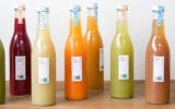 Organic Krush Bottles of Fresh Juices