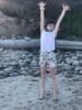 Jump for joy on the beach for Organic Krush