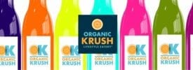 Organic Krush Juices banner - graphic
