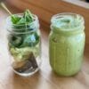 Fresh green smoothies