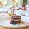 Dessert served at La Fin