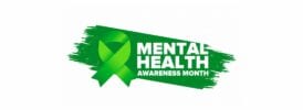 Mental health awareness month logo