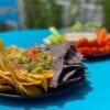 Organic Krush chips and guacamole