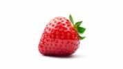strawberry on white background