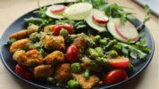 Organic Krush Sweet Potato Burrito and Pesto Gnocchi